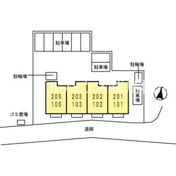 駐車場(駐車場配置図)