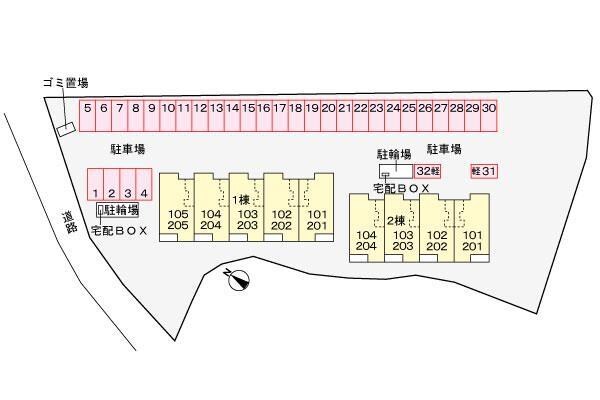 駐車場・駐輪場(駐車場配置図)