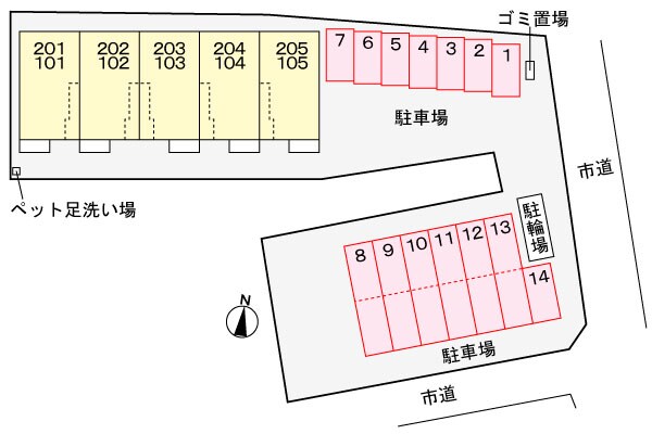 駐車場(駐車場)