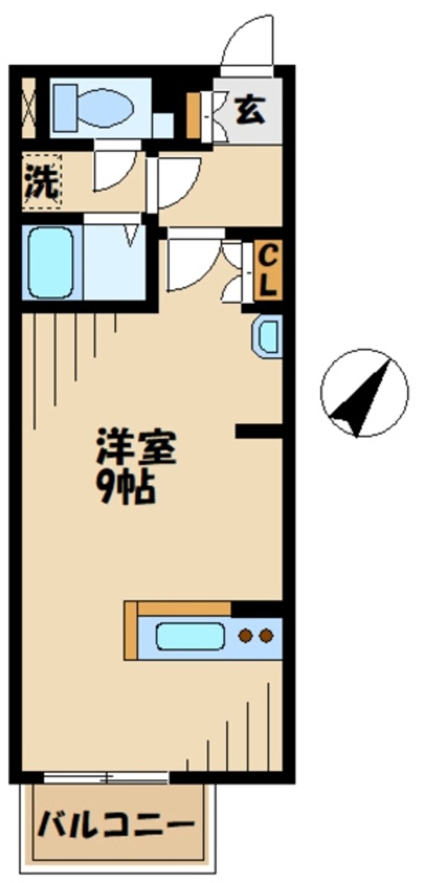 間取図(平面図)(★反転タイプの間取り図です★)