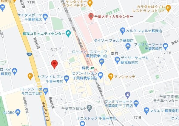 地図(ご来店お待ちしております！043-312-6124)