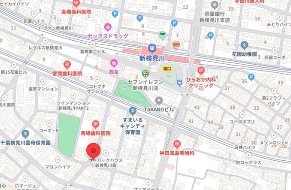 地図(現地待ち合わせ歓迎♪お問合せはタウンハウジング蘇我店まで！)