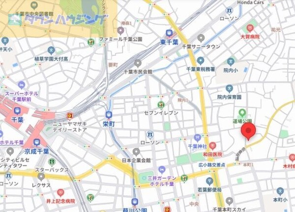 地図(ご来店お待ちしております！043-221-3600)