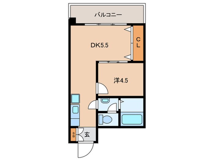 三分坂マンションの間取り図