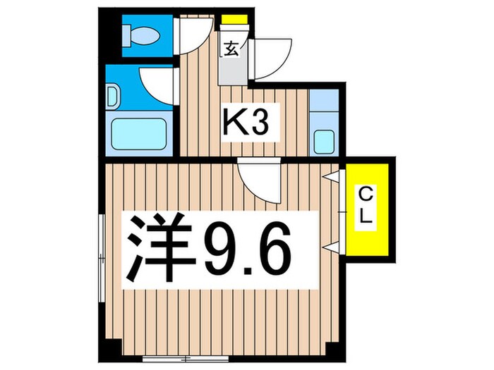Ｓｔｕｄｉｏ　Ｍの間取り図