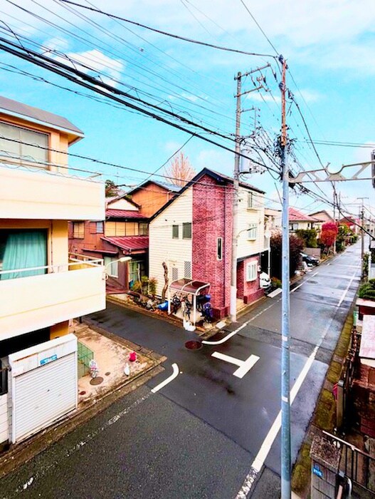 石上コーポの室内からの展望