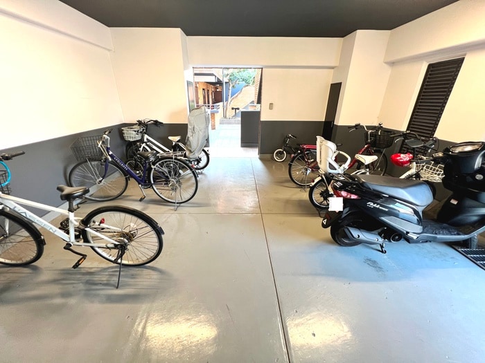 グレイスハイツ１の駐輪場