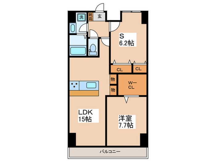 デラーノの間取り図