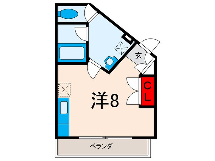 Ｔｅｒｒａｓｓｅ　Ｏｋｕの間取り図