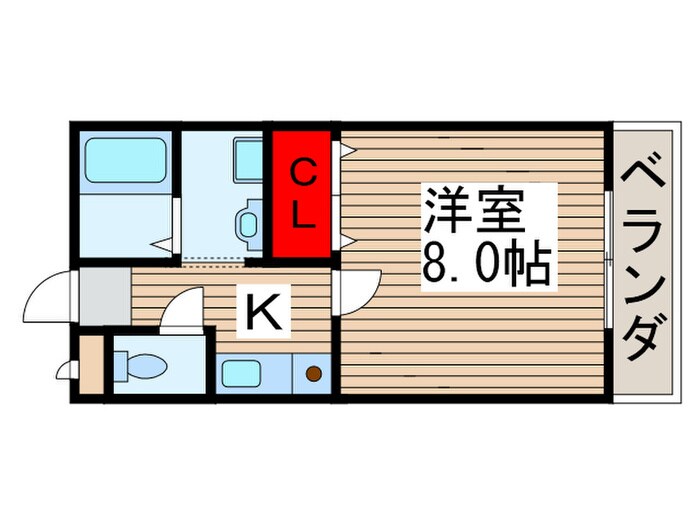 ビューハイツ藤原の間取り図
