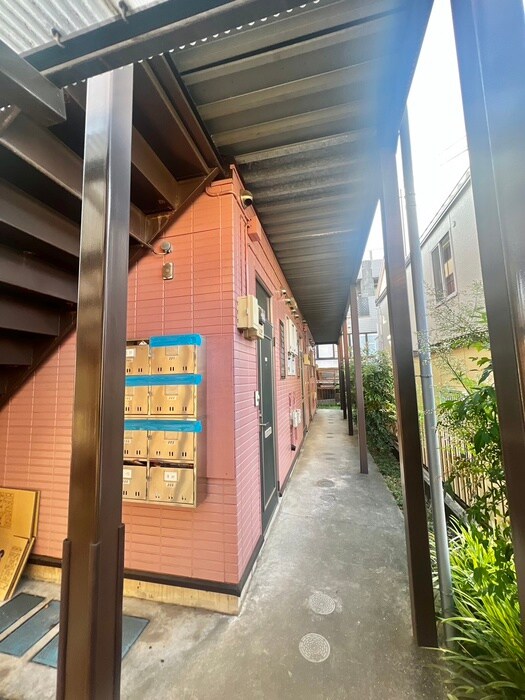 コーポたつみのエントランス部分