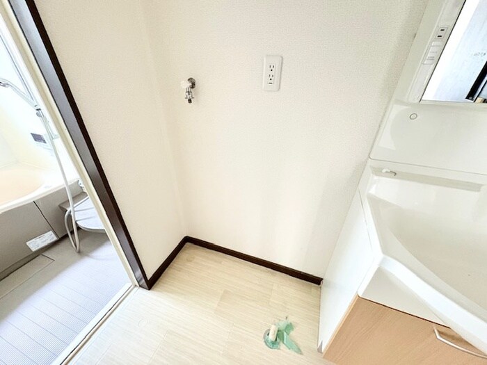 スカイハイツの洗濯機置場