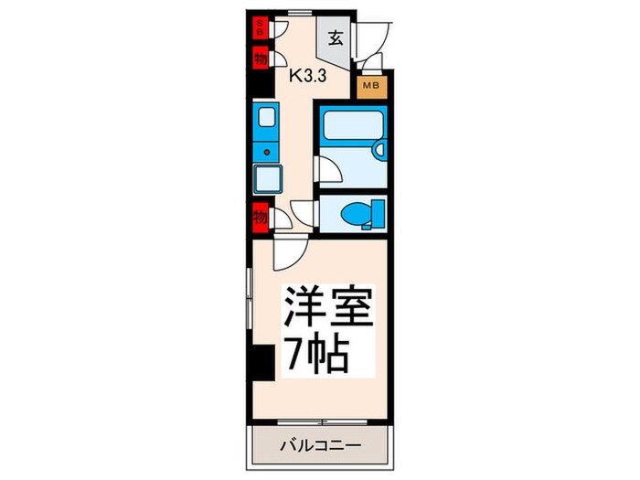 ベルメゾンエスの間取り図