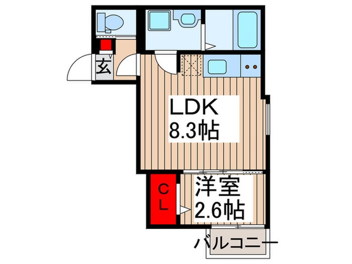 仮)KEIAI　RESIDENCE　北大宮の間取り図