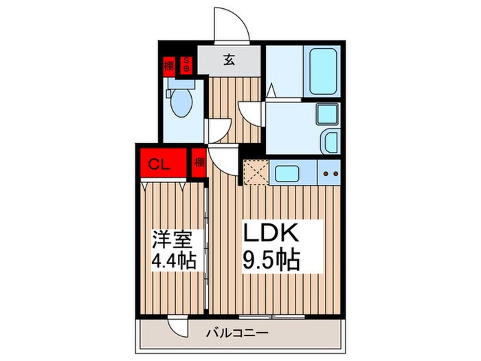 メゾンセリジエの間取り図