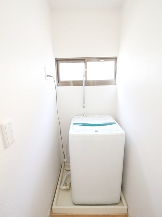 諸星荘の洗濯機置場