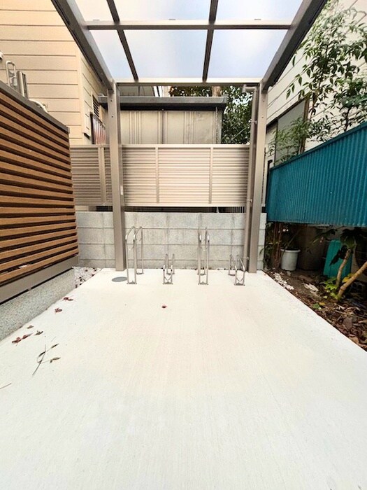 ナークニクの駐輪場