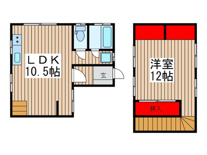 アトリエ.杉戸の間取り図