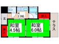 三上荘Ａの間取図