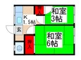 太陽荘の間取図