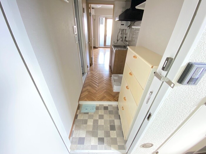 パ－プル南街の玄関