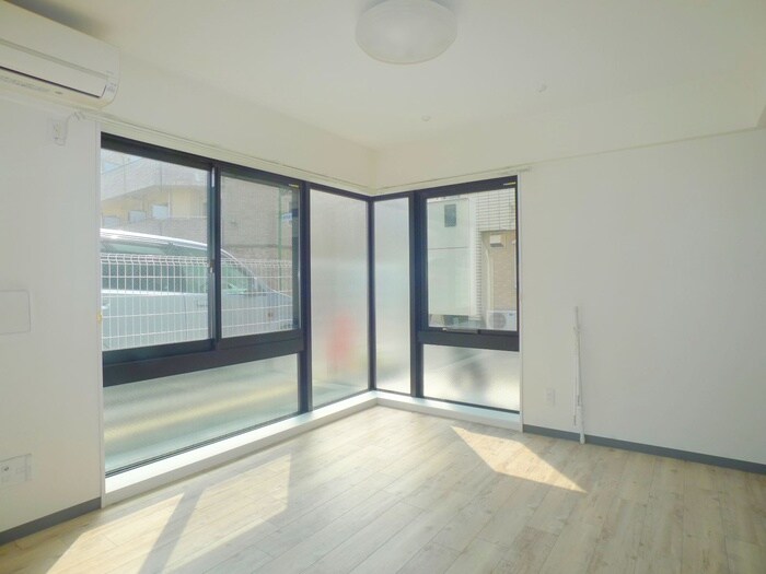 オークレスト金町の室内からの展望