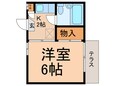 アールハイツの間取図