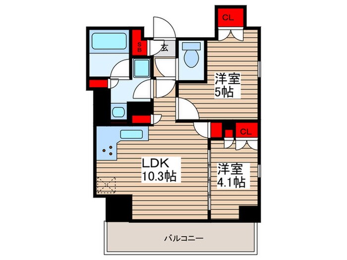 SYFORME NEXT MUKOJIMAの間取り図
