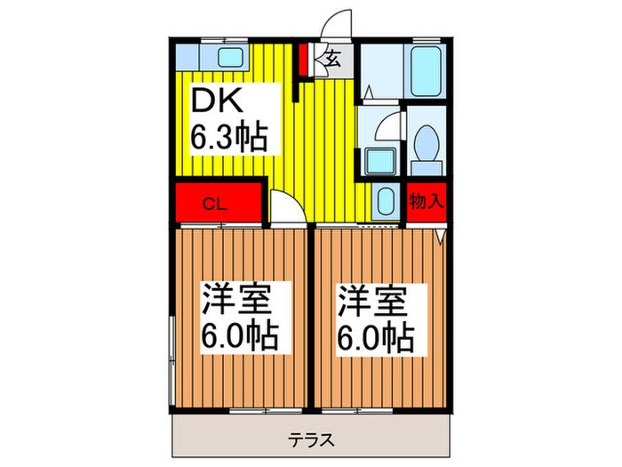 アルファの間取り図