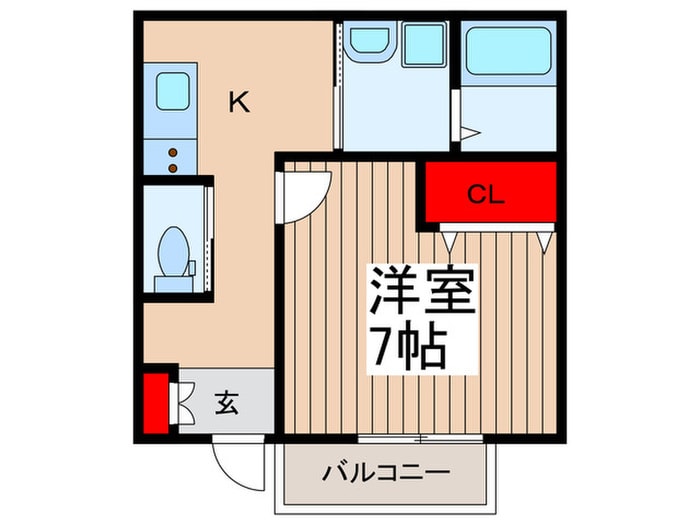 パレスホリケ１の間取り図