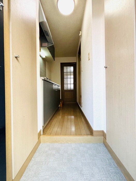 花ハウスの玄関