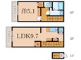 ノーザンロード東伏見の間取図