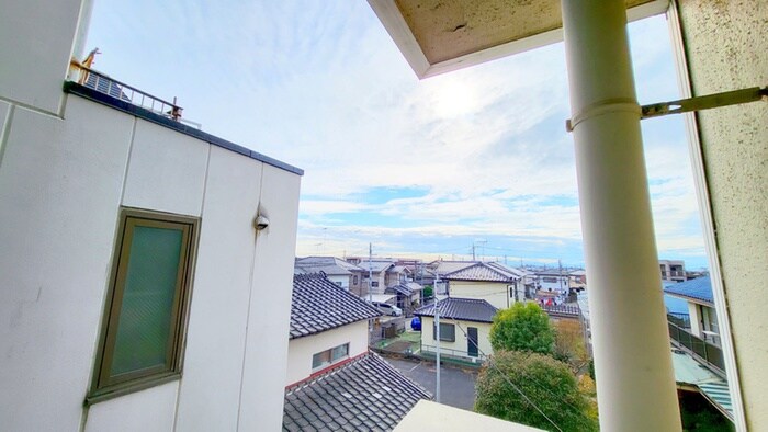 吉沢ビルの室内からの展望