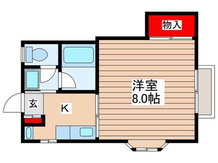 リバーハイツＭの間取り図