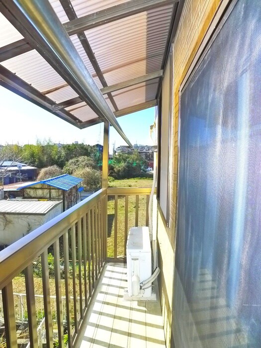 ハイツヒガシヤマBのベランダ・バルコニー