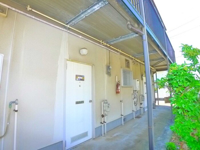 ハイム道野辺のエントランス部分