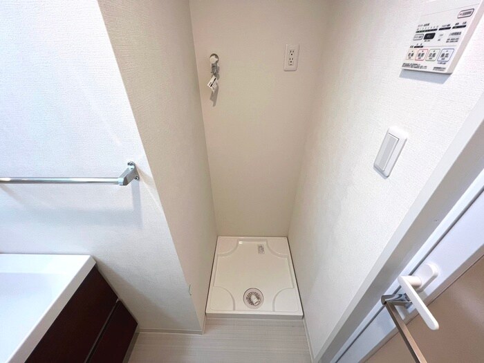 スリージアの洗濯機置場