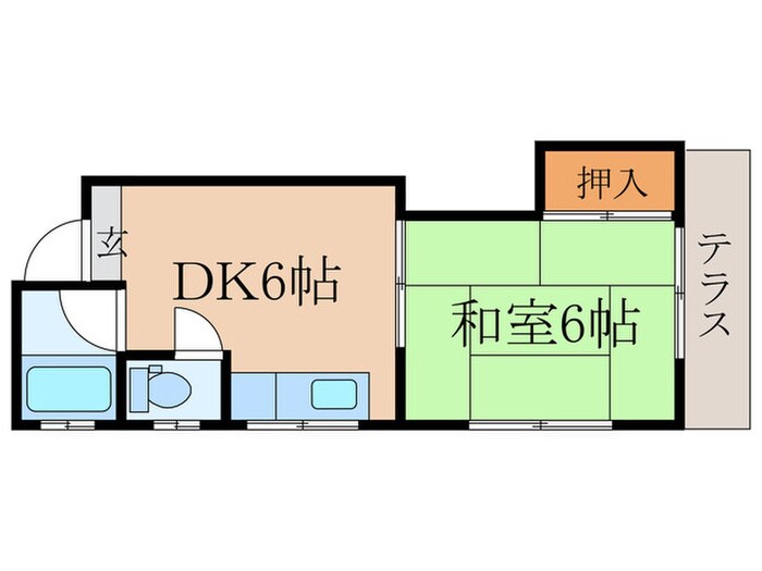 コーポ邦和の間取り図