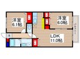 桜コートⅡの間取図