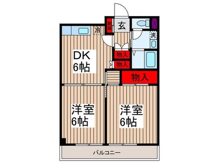 メゾン協和の間取り図