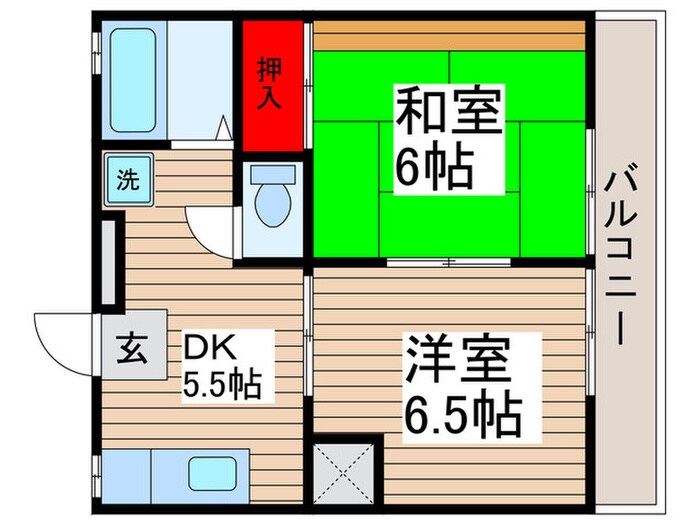 メゾン梅澤きよしヶ丘の間取り図