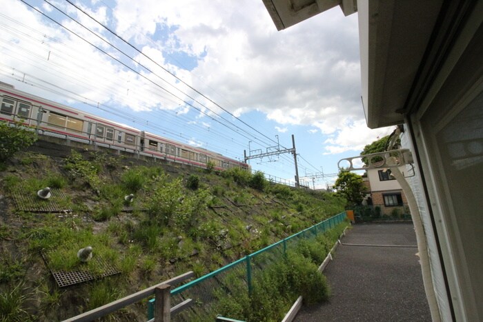 ﾊｲﾑ東つつじの室内からの展望