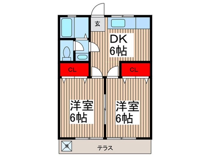 森田ハイムの間取り図