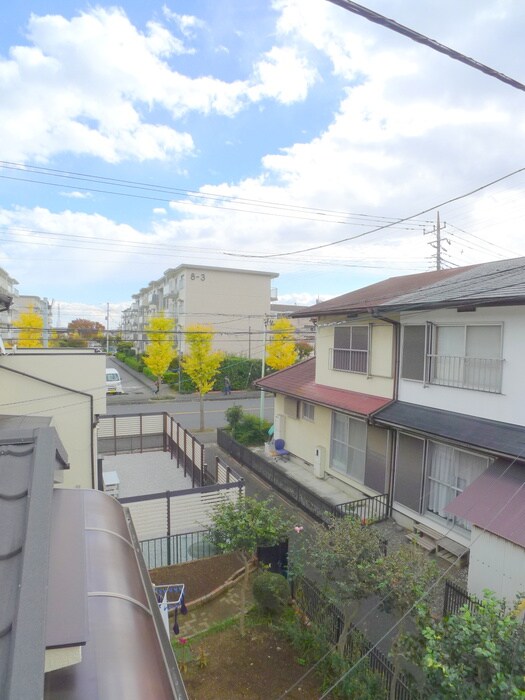 吹上富士見テラスハウスの室内からの展望