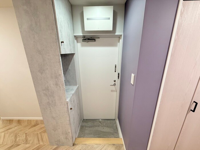 モデラートＫの玄関