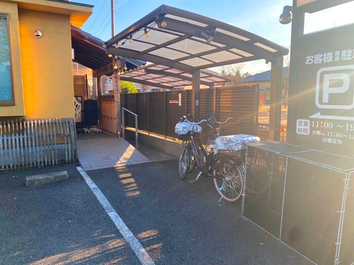 リリーハイツの駐輪場