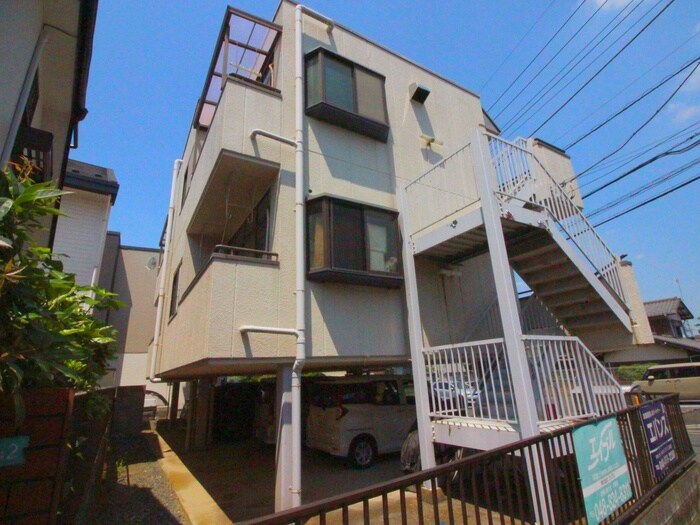 ハイツリバ－サイドのエントランス部分