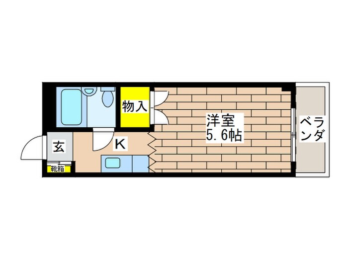 メゾンリバーサイドの間取り図