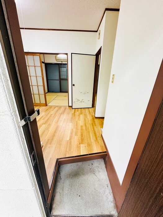 コーポサングリーンの玄関