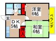 ハイム新和Ｂ棟の間取図
